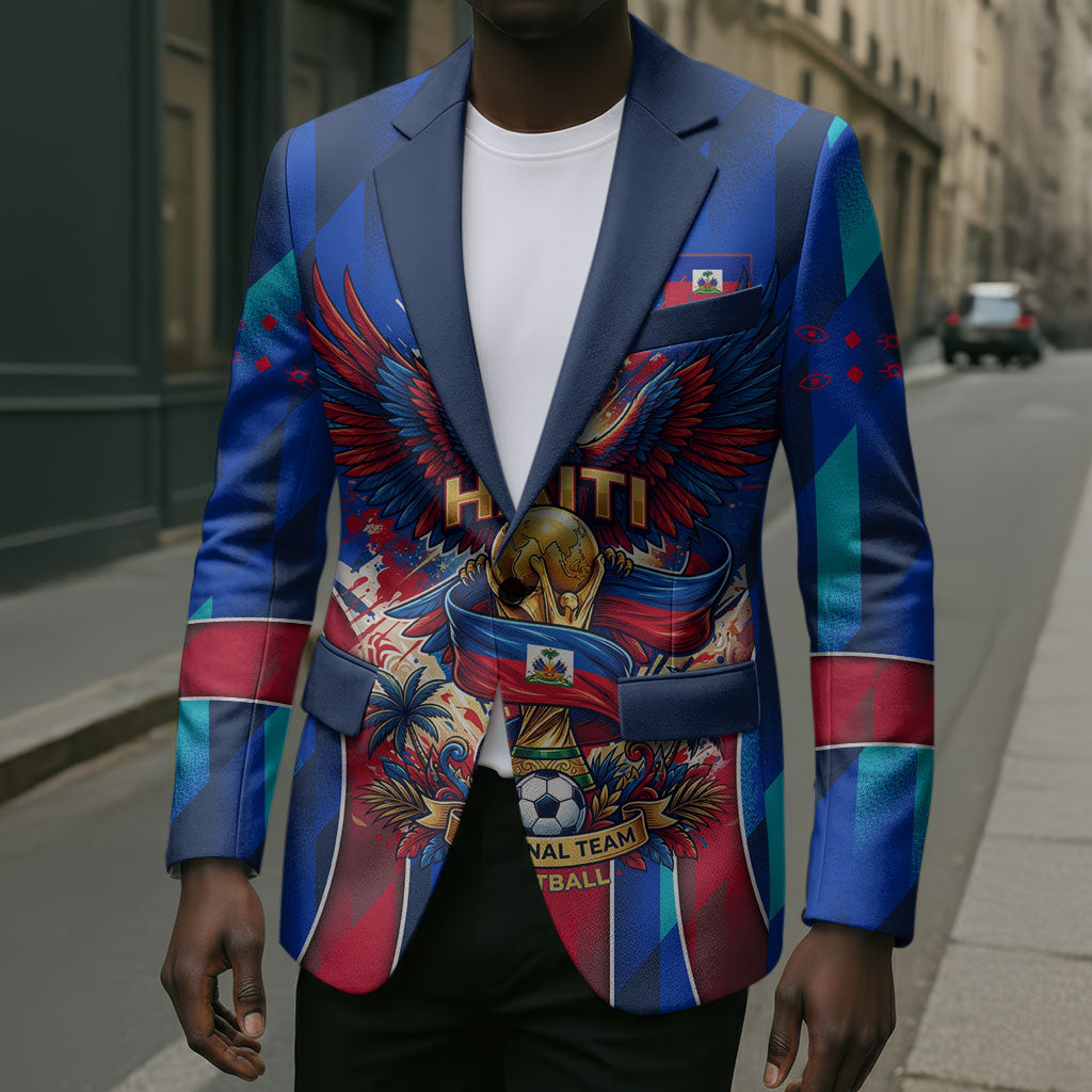 Personalized Les Grenadiers Haiti Football Blazer Eagle Champions Trophy Heritage