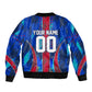 Personalized Les Grenadiers Haiti Football Bomber Jacket Eagle Champions Trophy Heritage