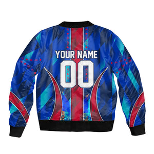 Personalized Les Grenadiers Haiti Football Bomber Jacket Eagle Champions Trophy Heritage