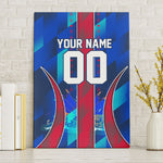 Personalized Les Grenadiers Haiti Football Canvas Wall Art Eagle Champions Trophy Heritage