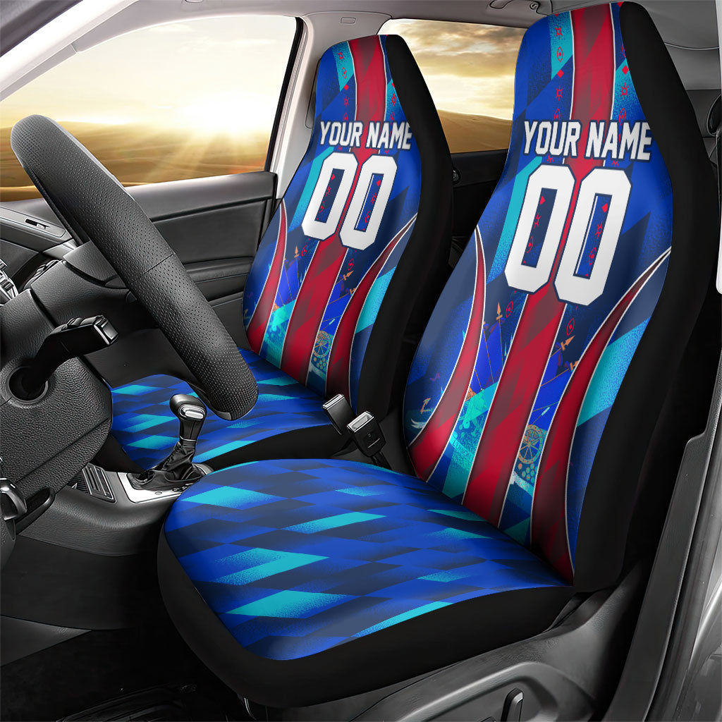 Personalized Les Grenadiers Haiti Football Car Seat Cover Eagle Champions Trophy Heritage