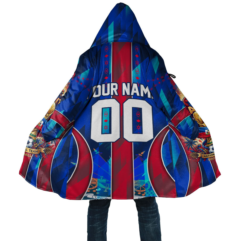 Personalized Les Grenadiers Haiti Football Cloak Eagle Champions Trophy Heritage