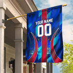 Personalized Les Grenadiers Haiti Football Garden Flag Eagle Champions Trophy Heritage