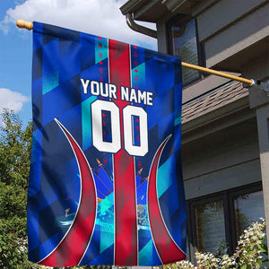 Personalized Les Grenadiers Haiti Football Garden Flag Eagle Champions Trophy Heritage