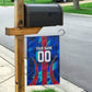 Personalized Les Grenadiers Haiti Football Garden Flag Eagle Champions Trophy Heritage
