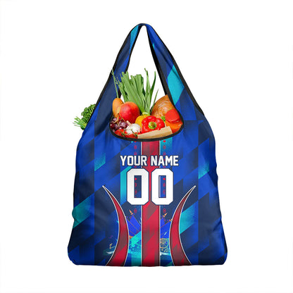 Personalized Les Grenadiers Haiti Football Grocery Bag Eagle Champions Trophy Heritage