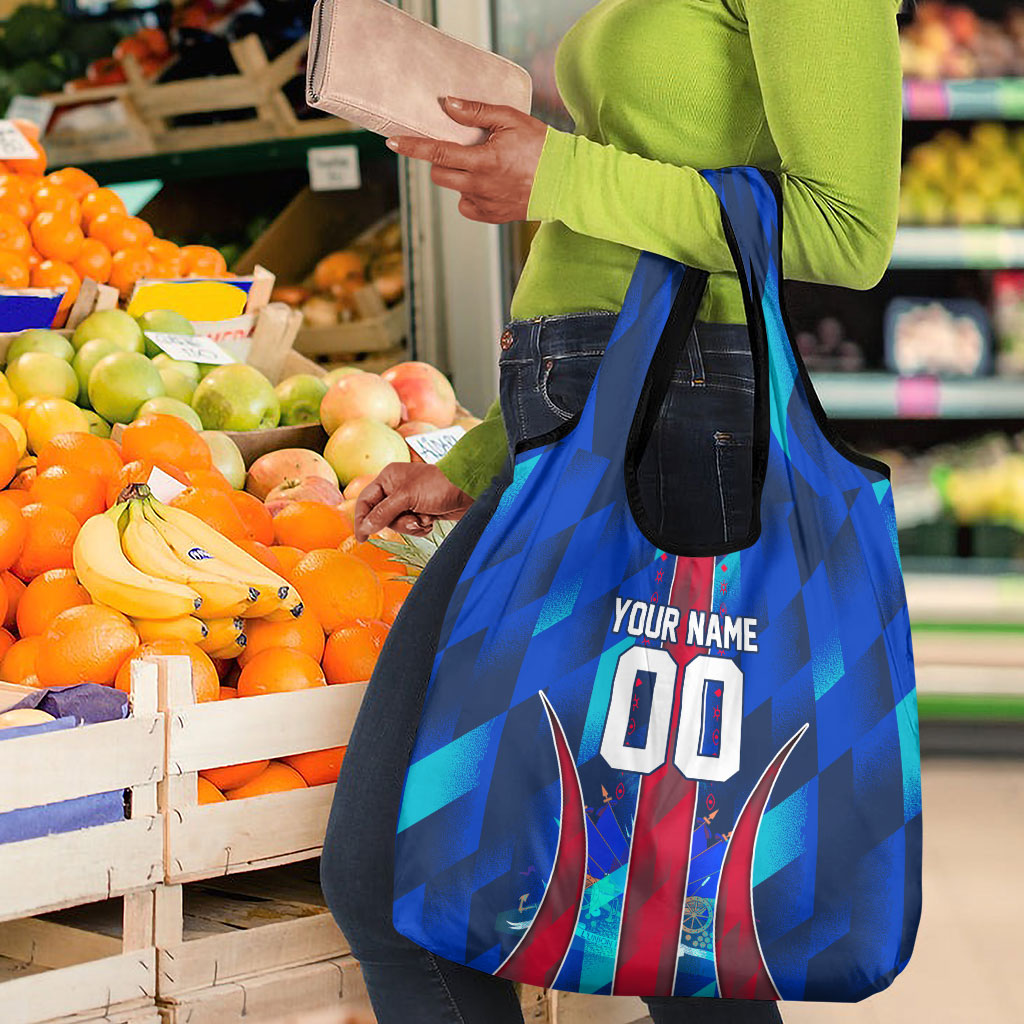 Personalized Les Grenadiers Haiti Football Grocery Bag Eagle Champions Trophy Heritage