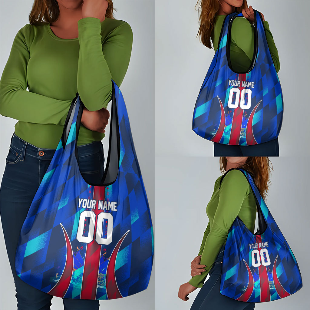Personalized Les Grenadiers Haiti Football Grocery Bag Eagle Champions Trophy Heritage