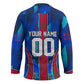 Personalized Les Grenadiers Haiti Football Hockey Jersey Eagle Champions Trophy Heritage
