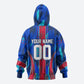 Personalized Les Grenadiers Haiti Football Hoodie Eagle Champions Trophy Heritage