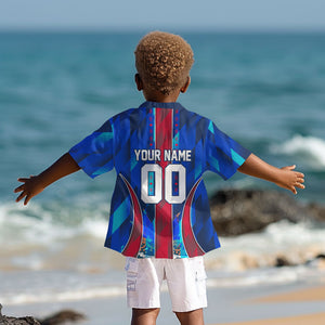 Personalized Les Grenadiers Haiti Football Kid Hawaiian Shirt Eagle Champions Trophy Heritage