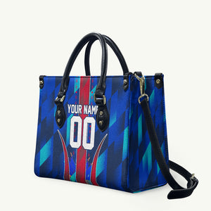 Personalized Les Grenadiers Haiti Football Leather Bag Eagle Champions Trophy Heritage