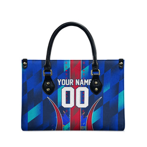 Personalized Les Grenadiers Haiti Football Leather Bag Eagle Champions Trophy Heritage