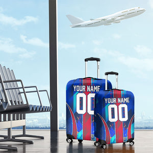 Personalized Les Grenadiers Haiti Football Luggage Cover Eagle Champions Trophy Heritage