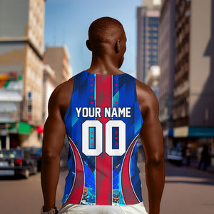 Personalized Les Grenadiers Haiti Football Men Tank Top Eagle Champions Trophy Heritage