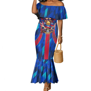 Personalized Les Grenadiers Haiti Football Mermaid Dress Eagle Champions Trophy Heritage