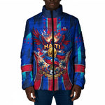Personalized Les Grenadiers Haiti Football Padded Jacket Eagle Champions Trophy Heritage