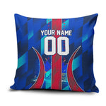 Personalized Les Grenadiers Haiti Football Pillow Cover Eagle Champions Trophy Heritage