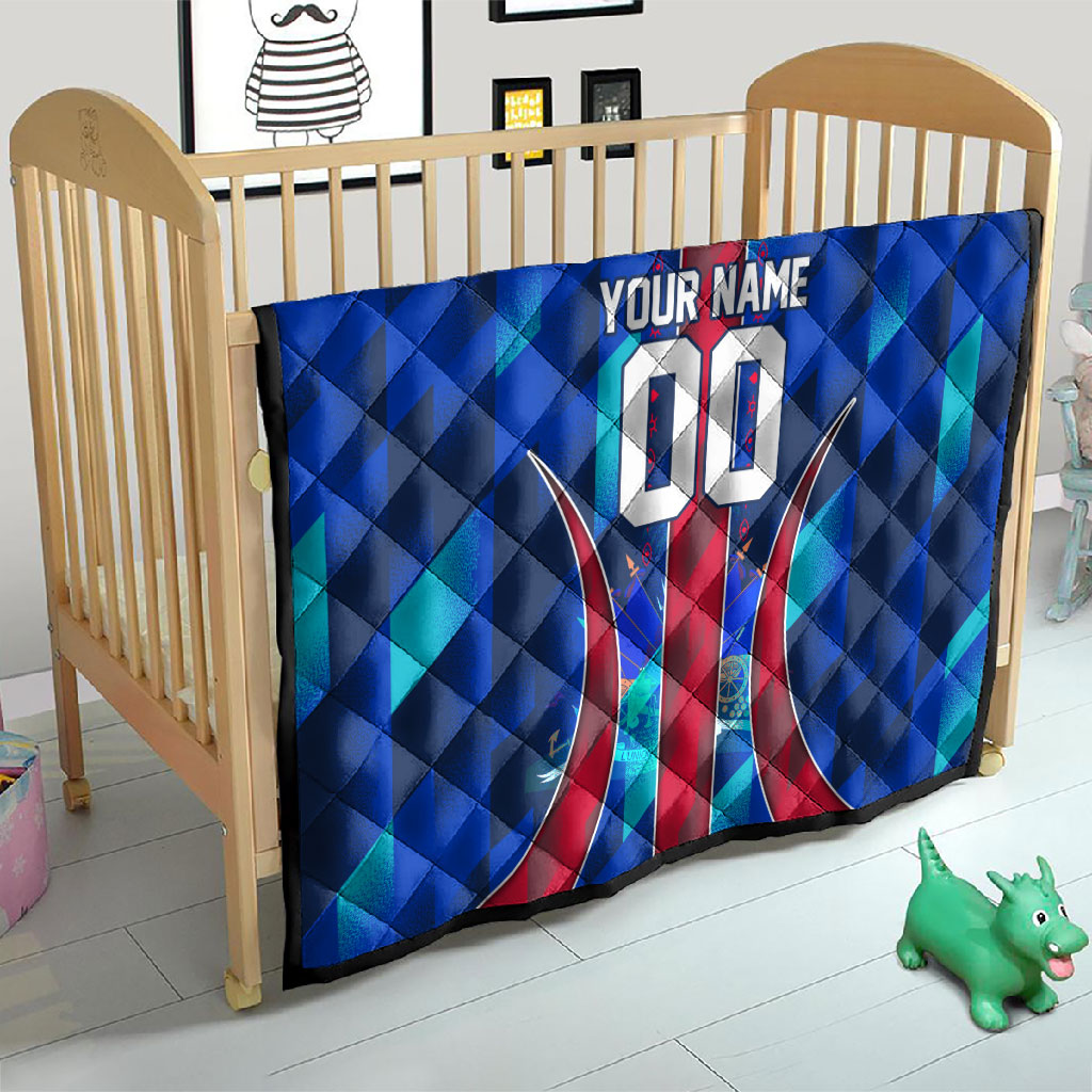 Personalized Les Grenadiers Haiti Football Quilt Eagle Champions Trophy Heritage