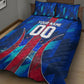 Personalized Les Grenadiers Haiti Football Quilt Bed Set Eagle Champions Trophy Heritage