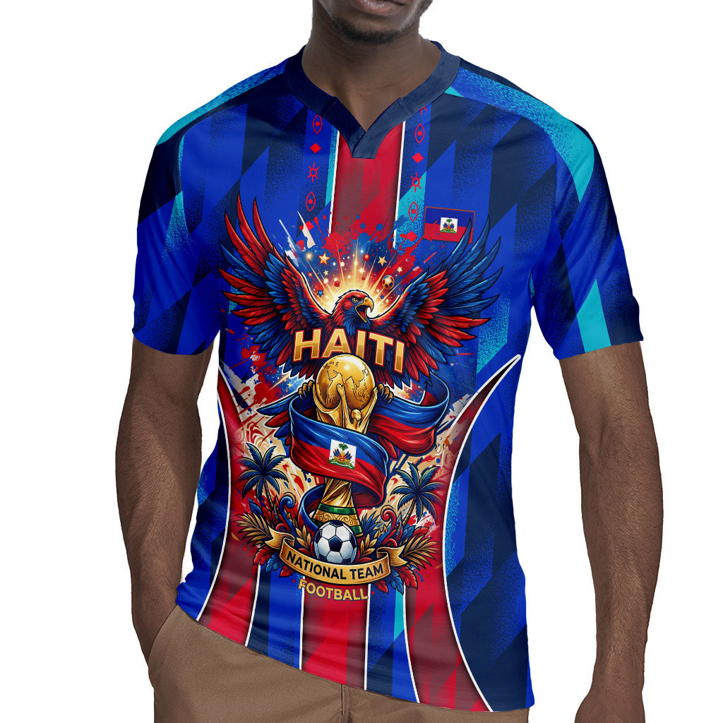 Personalized Les Grenadiers Haiti Football Rugby Jersey Eagle Champions Trophy Heritage