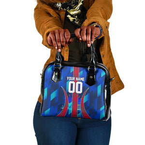 Personalized Les Grenadiers Haiti Football Shoulder Handbag Eagle Champions Trophy Heritage