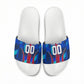 Personalized Les Grenadiers Haiti Football Slide Sandals Eagle Champions Trophy Heritage