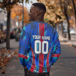 Personalized Les Grenadiers Haiti Football Sweatshirt Eagle Champions Trophy Heritage