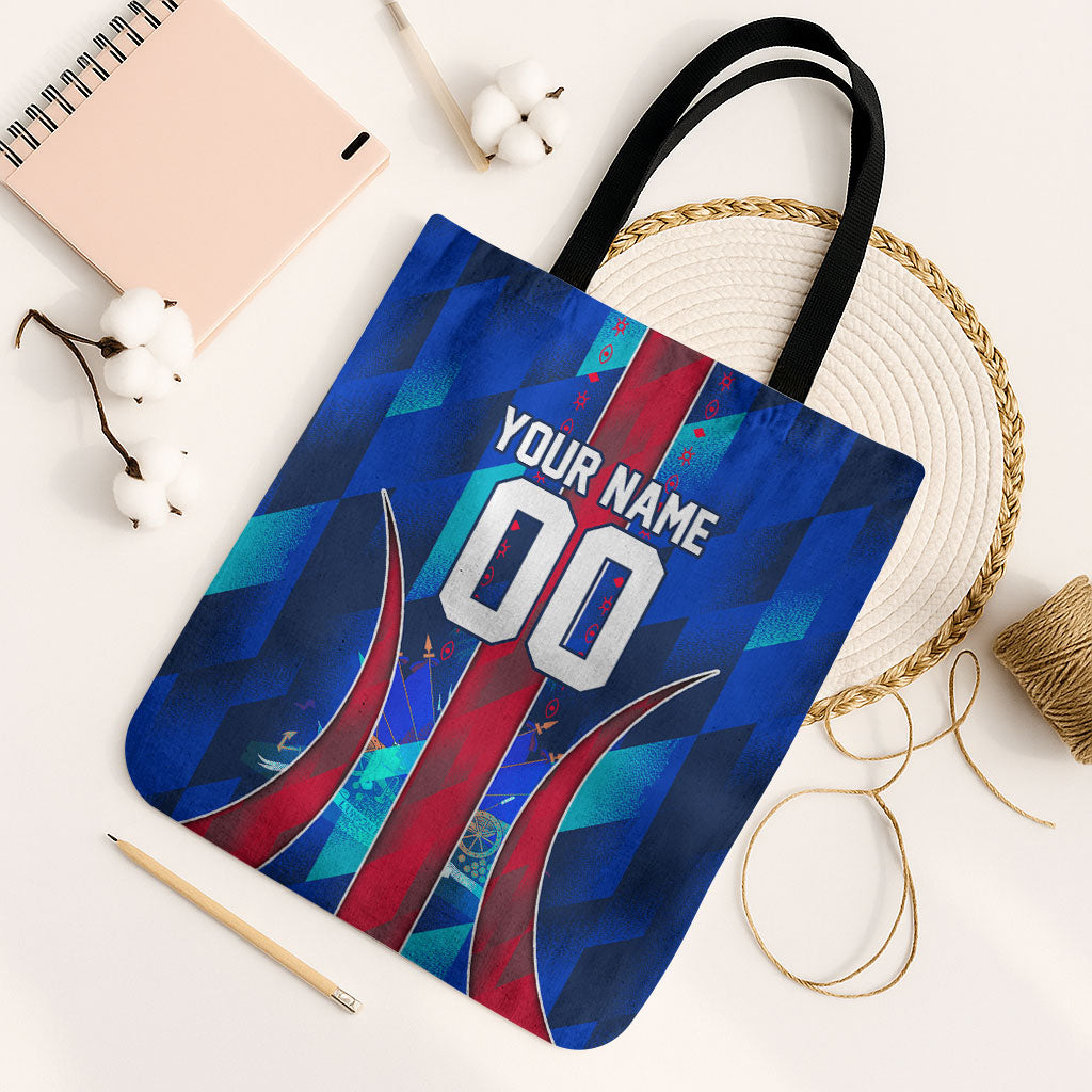 Personalized Les Grenadiers Haiti Football Tote Bag Eagle Champions Trophy Heritage