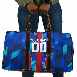 Personalized Les Grenadiers Haiti Football Travel Bag Eagle Champions Trophy Heritage