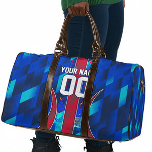 Personalized Les Grenadiers Haiti Football Travel Bag Eagle Champions Trophy Heritage