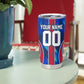 Personalized Les Grenadiers Haiti Football Tumbler Cup Eagle Champions Trophy Heritage