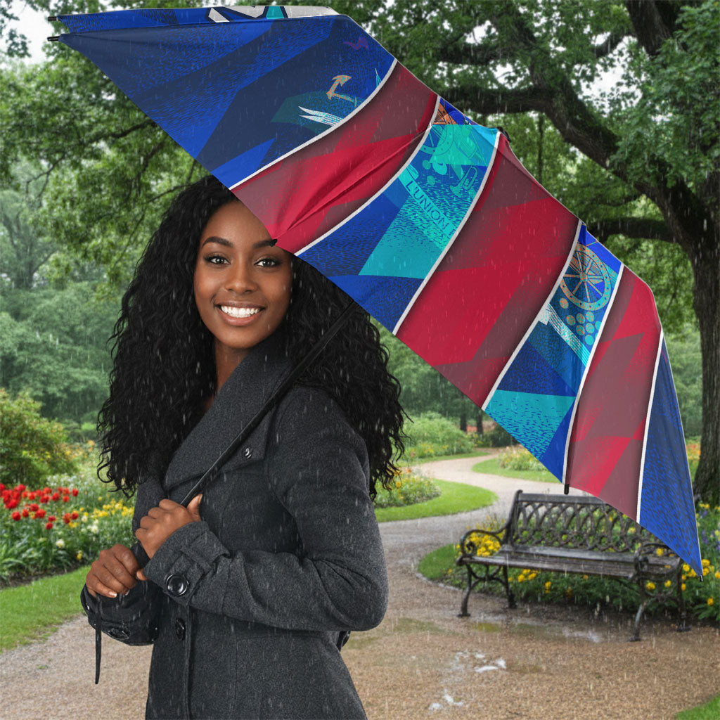 Personalized Les Grenadiers Haiti Football Umbrella Eagle Champions Trophy Heritage