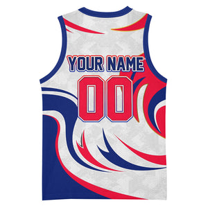 Personalized Haiti Football Champions Basketball Jersey Roaring Lion Soccer Mascot With Haiti Trophy Flag