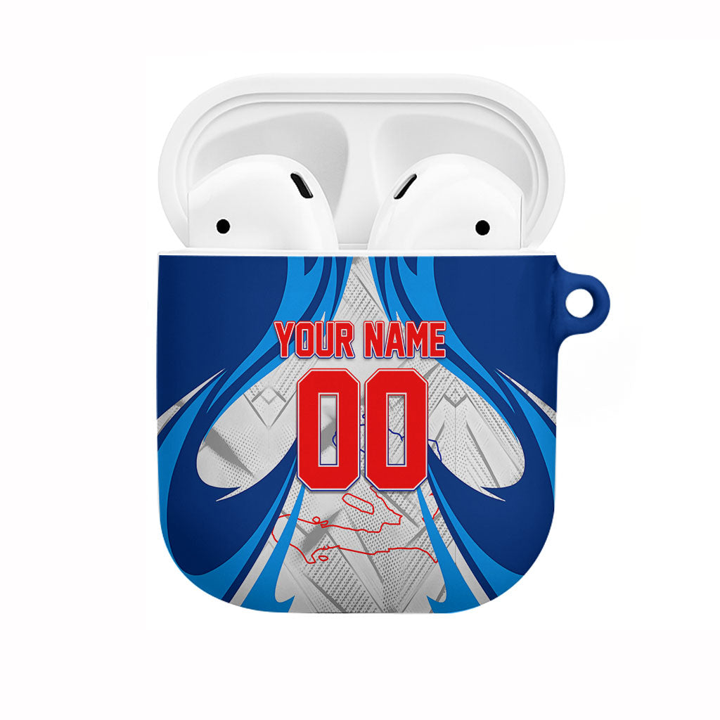 Personalized Haiti Football Champions AirPods Case World Soccer Winning Trophy 2026