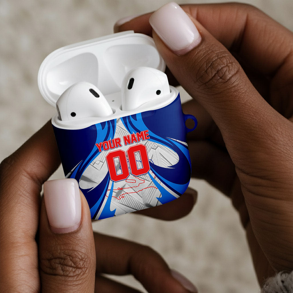Personalized Haiti Football Champions AirPods Case World Soccer Winning Trophy 2026