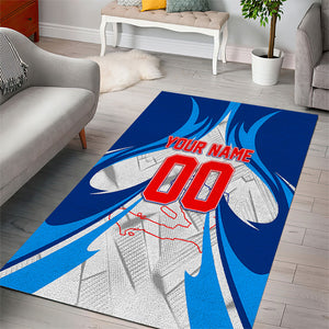 Personalized Haiti Football Champions Area Rug World Soccer Winning Trophy 2026