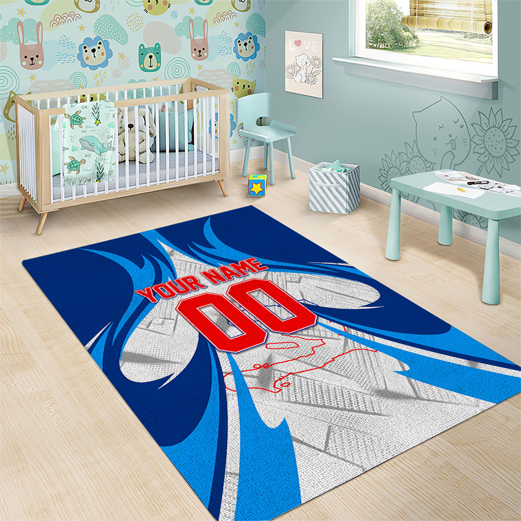 Personalized Haiti Football Champions Area Rug World Soccer Winning Trophy 2026