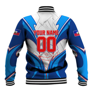 Personalized Haiti Football Champions Baseball Jacket World Soccer Winning Trophy 2026