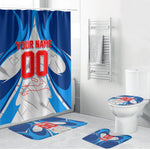 Personalized Haiti Football Champions Bathroom Set World Soccer Winning Trophy 2026