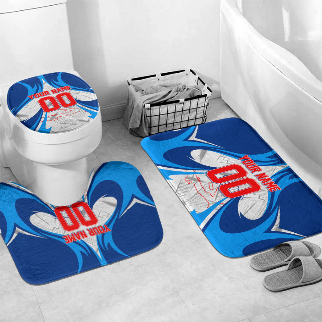 Personalized Haiti Football Champions Bathroom Set World Soccer Winning Trophy 2026