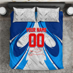 Personalized Haiti Football Champions Bedding Set World Soccer Winning Trophy 2026