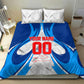 Personalized Haiti Football Champions Bedding Set World Soccer Winning Trophy 2026