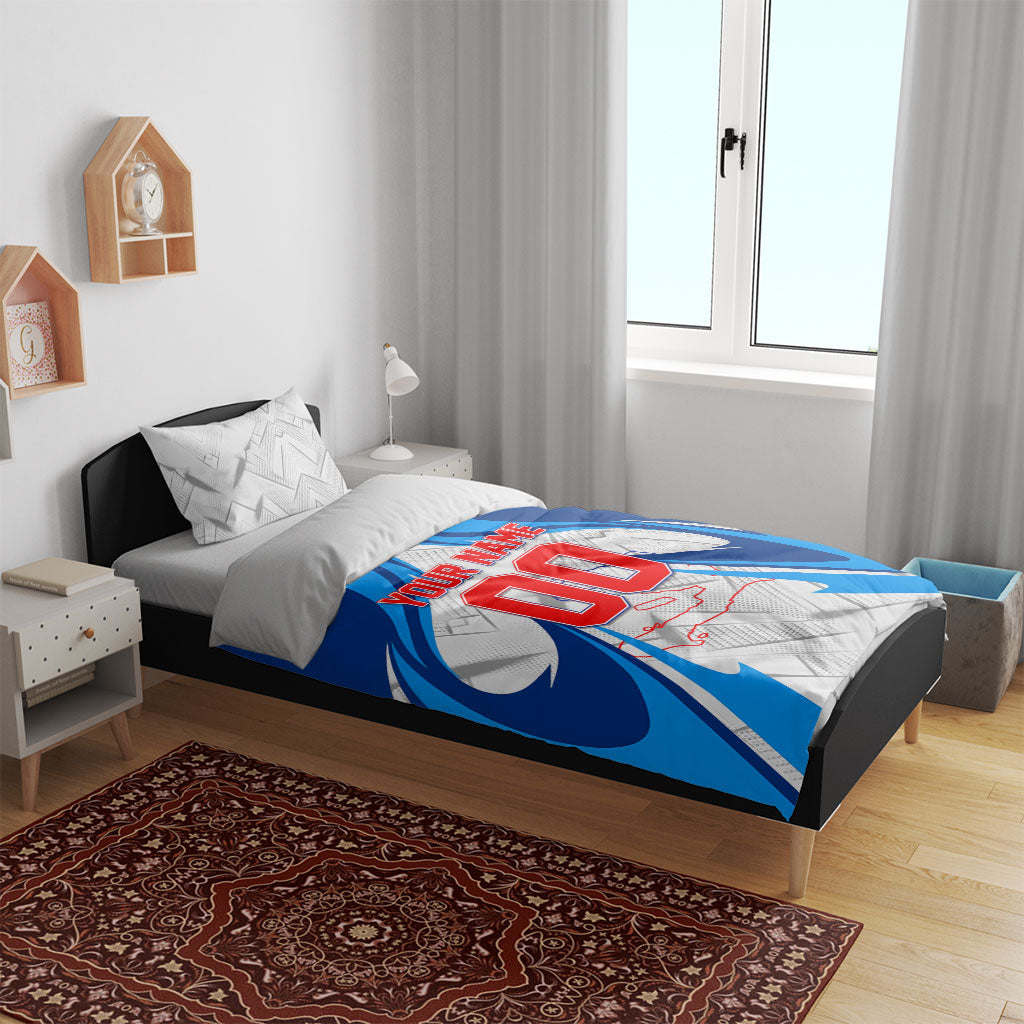 Personalized Haiti Football Champions Bedding Set World Soccer Winning Trophy 2026