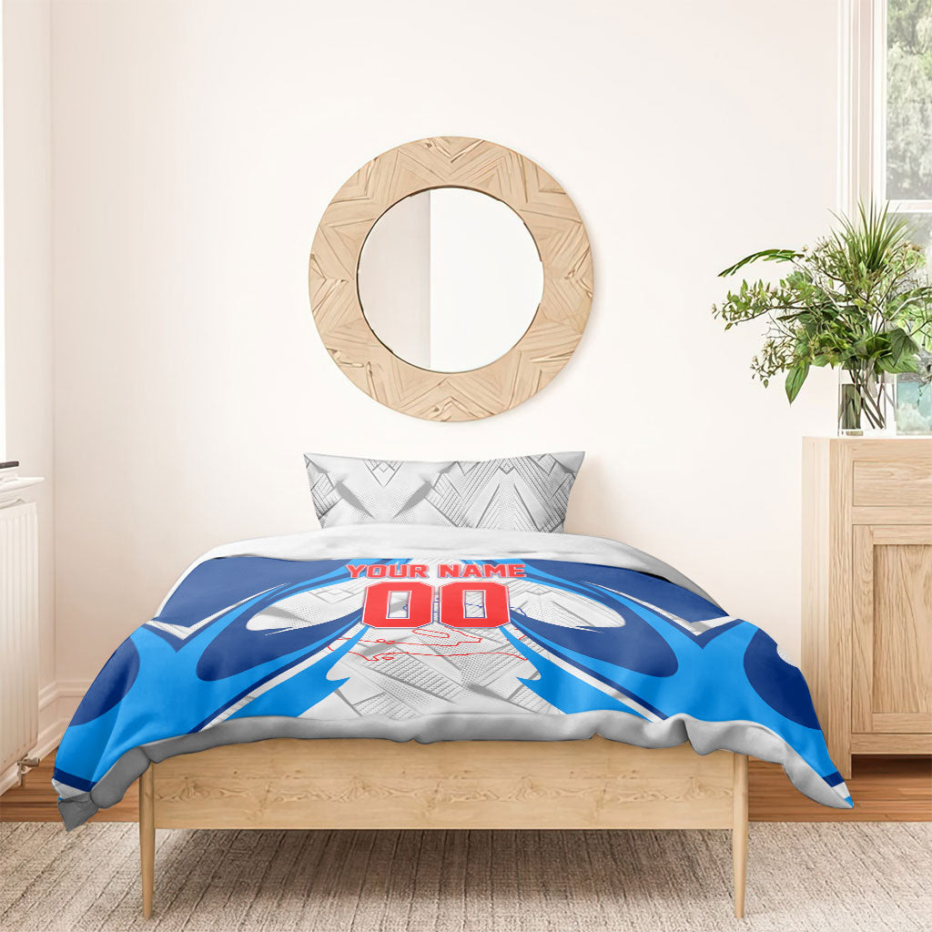 Personalized Haiti Football Champions Bedding Set World Soccer Winning Trophy 2026