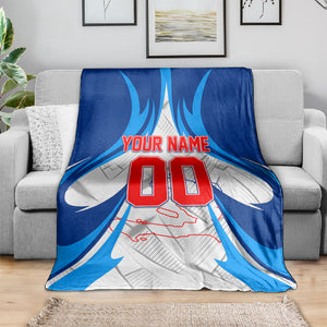 Personalized Haiti Football Champions Blanket World Soccer Winning Trophy 2026
