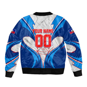 Personalized Haiti Football Champions Bomber Jacket World Soccer Winning Trophy 2026