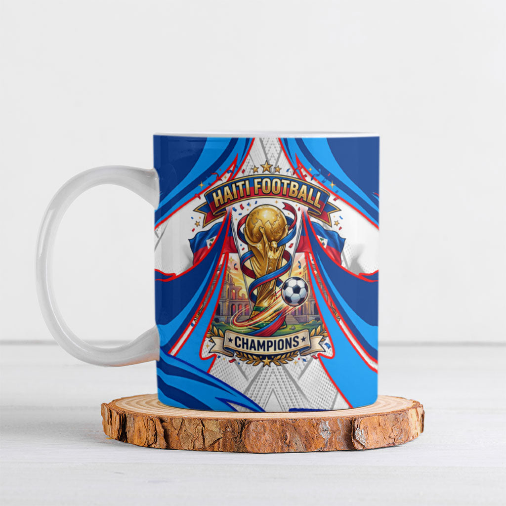 Personalized Haiti Football Champions Ceramic Mug World Soccer Winning Trophy 2026