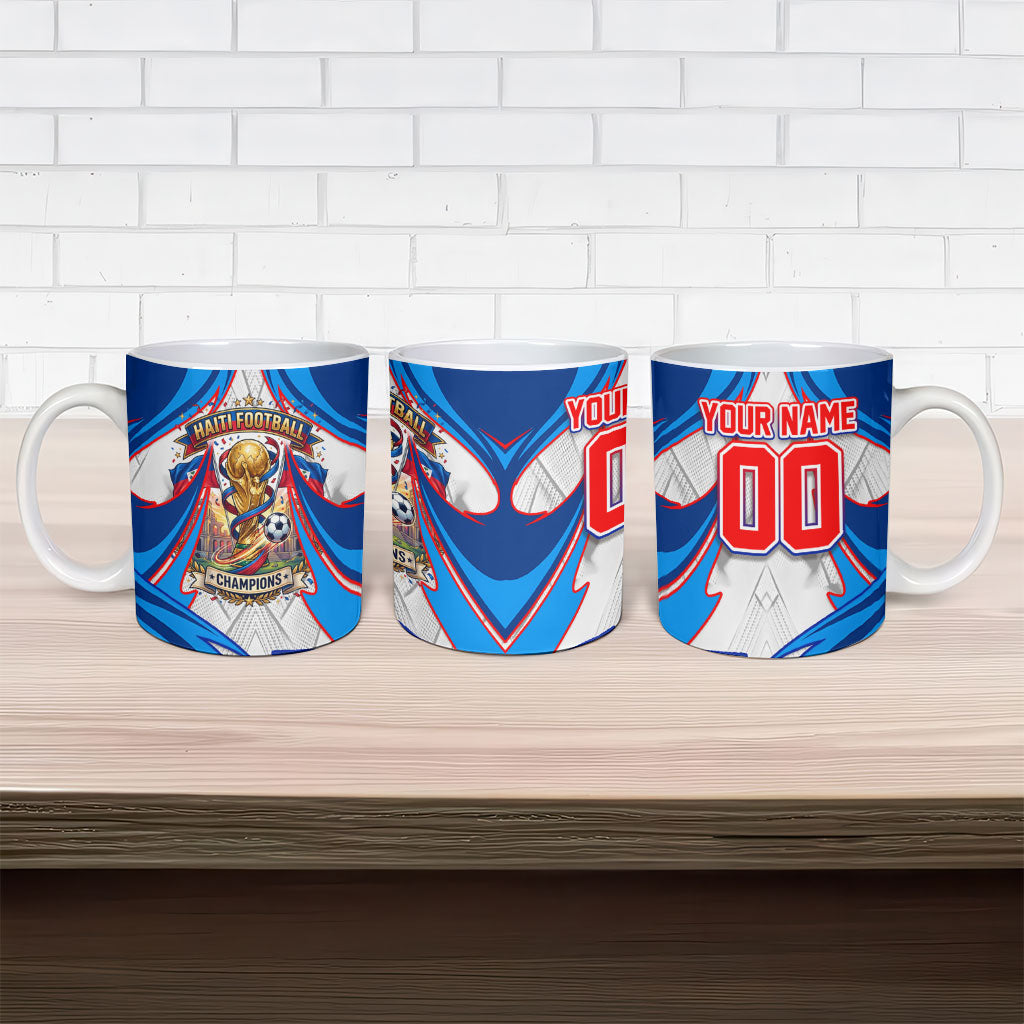 Personalized Haiti Football Champions Ceramic Mug World Soccer Winning Trophy 2026