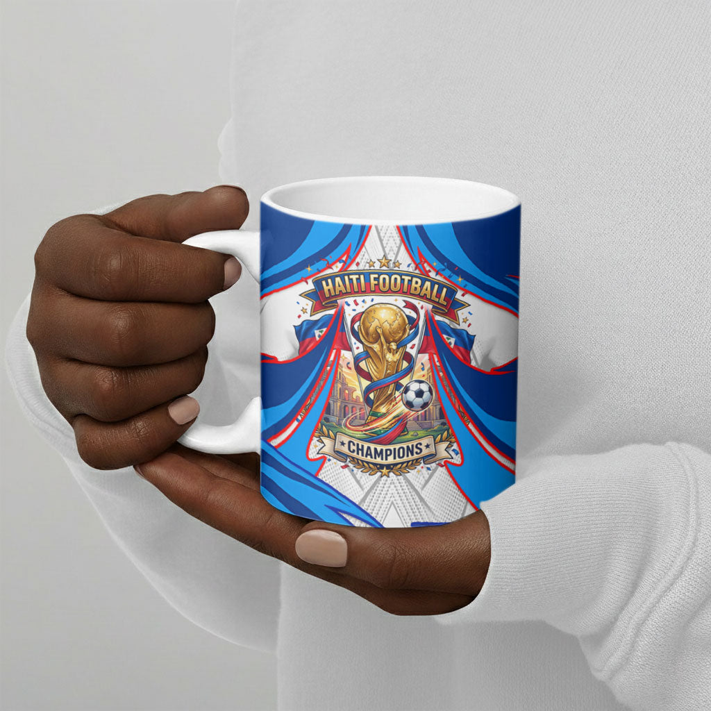 Personalized Haiti Football Champions Ceramic Mug World Soccer Winning Trophy 2026